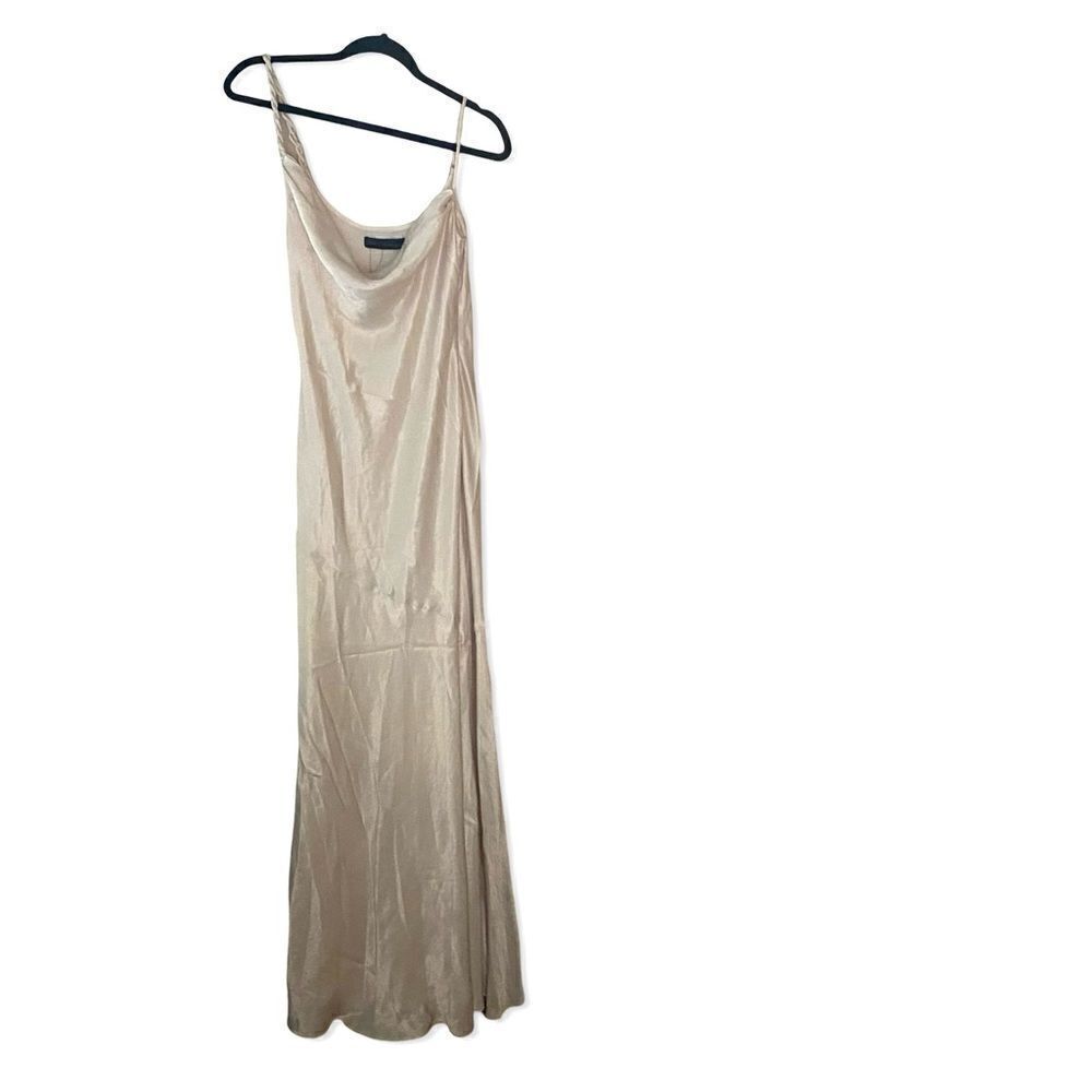 House of Harlow 1960 Irolo gown ivory satin twist strap bias dress Revolve NWT L - Picture 13 of 15